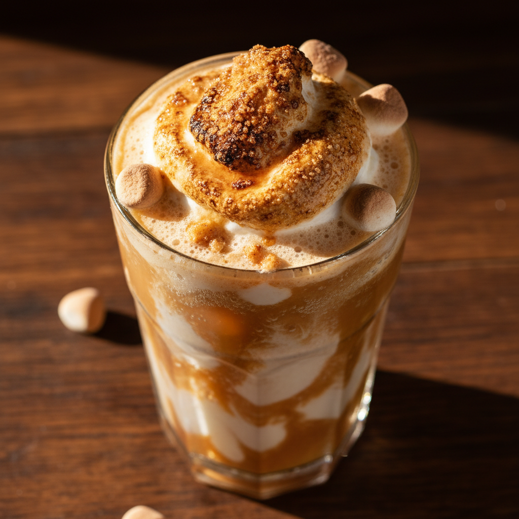 Cola Campfire + marshmallow fluff = dessert in a cup. Thank you @sodacitysipsco for ruining all other drinks for me 😂