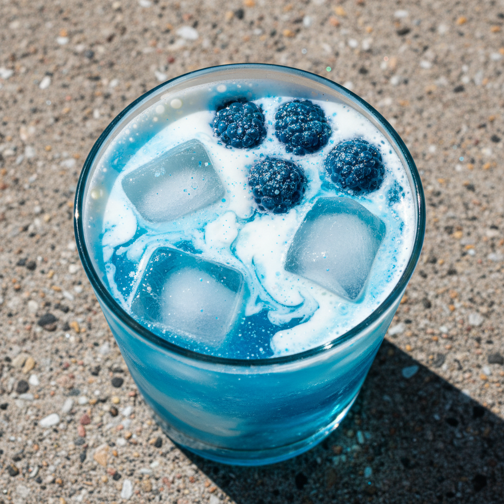 Lake Murray Blue with the edible glitter?? I'm obsessed. This is the prettiest drink I've ever had ✨