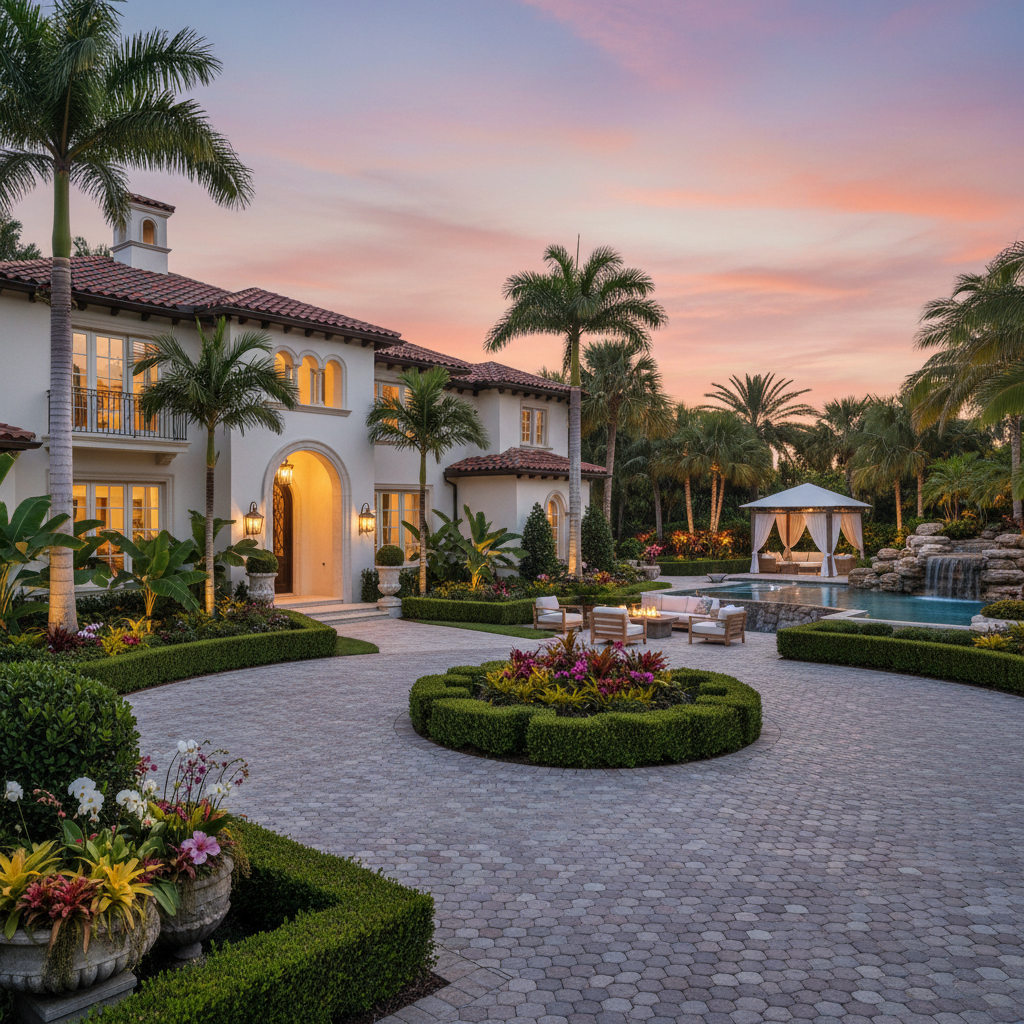 High-End Estate Homes landscape project