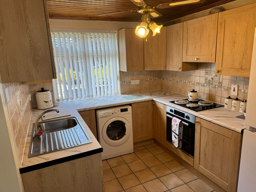 Vinyl-wrapped kitchen by Revinylise near Downpatrick