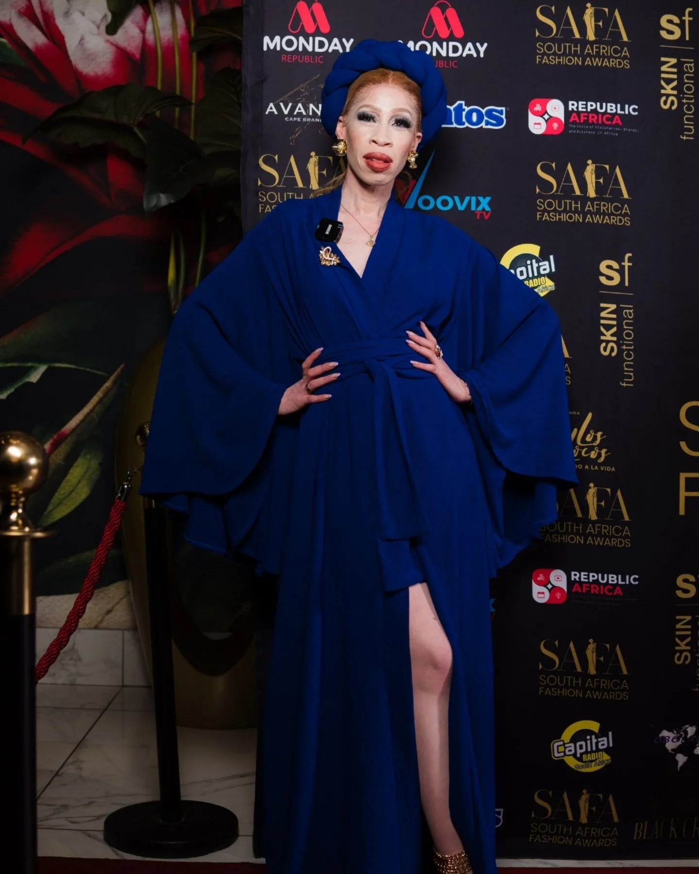 Vivid colour and cultural pride on the red carpet.