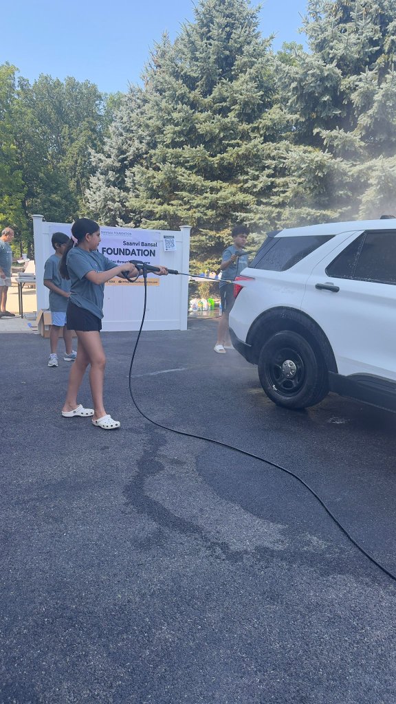 Washing cars