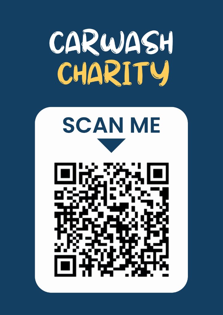 Carwash Charity QR Code
