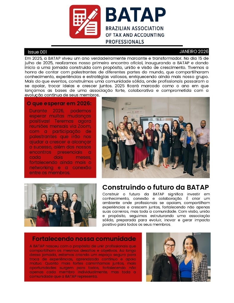 Newsletter Janeiro 2026