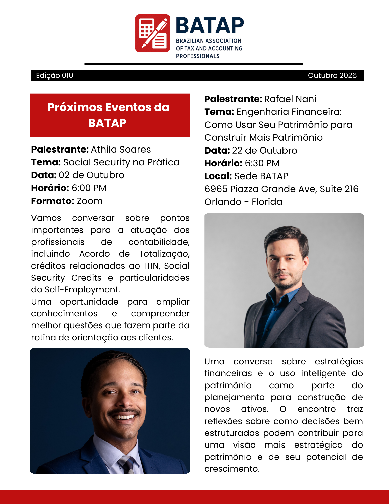 Newsletter Outubro 2026