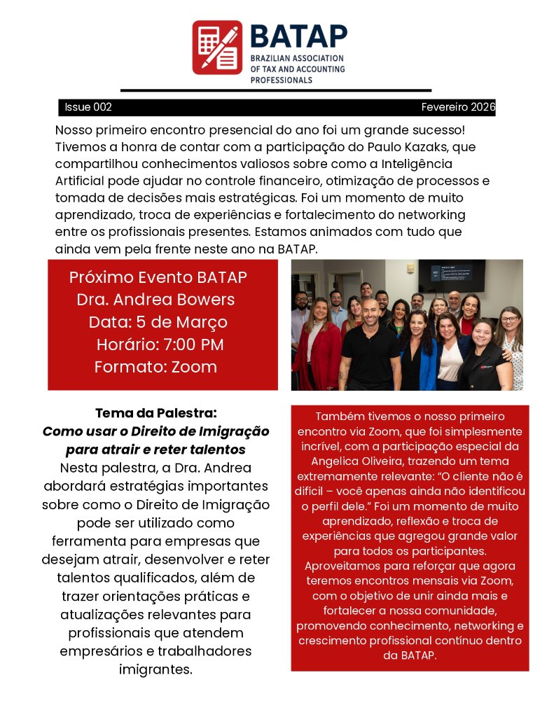 Newsletter Fevereiro 2026