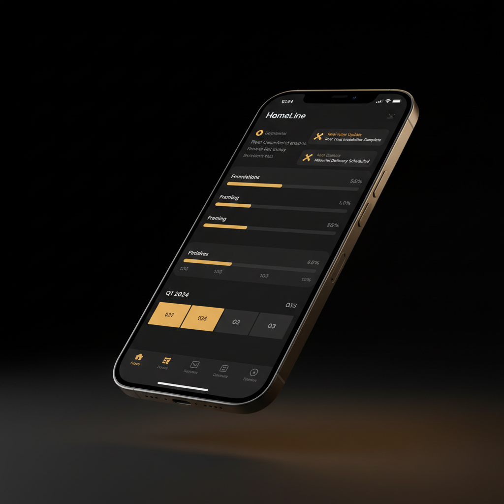 HomeLine app on iPhone