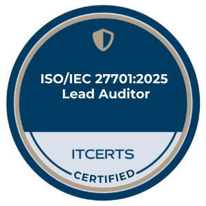 ISO/IEC 27701:2025 Lead Auditor ISO/IEC 27701:2025 Lead Auditor