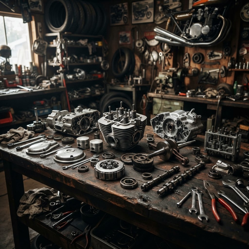 Selling High-Value Motorcycle Engine Parts for Maximum Return