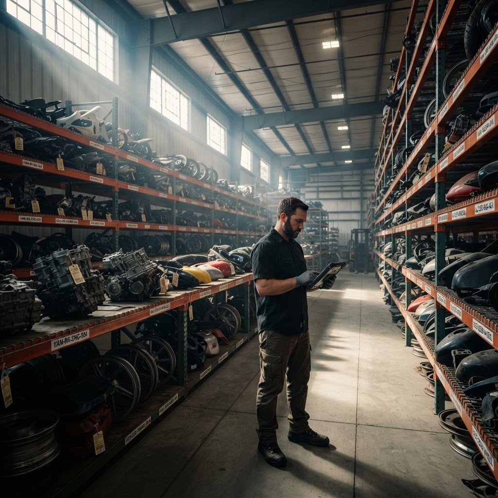 Motorcycle Parts Inventory Management for Pro Dismantlers