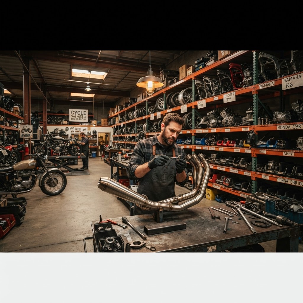 Top Salvage Motorcycle Parts to Pull for Fast Sales & Top Dollar