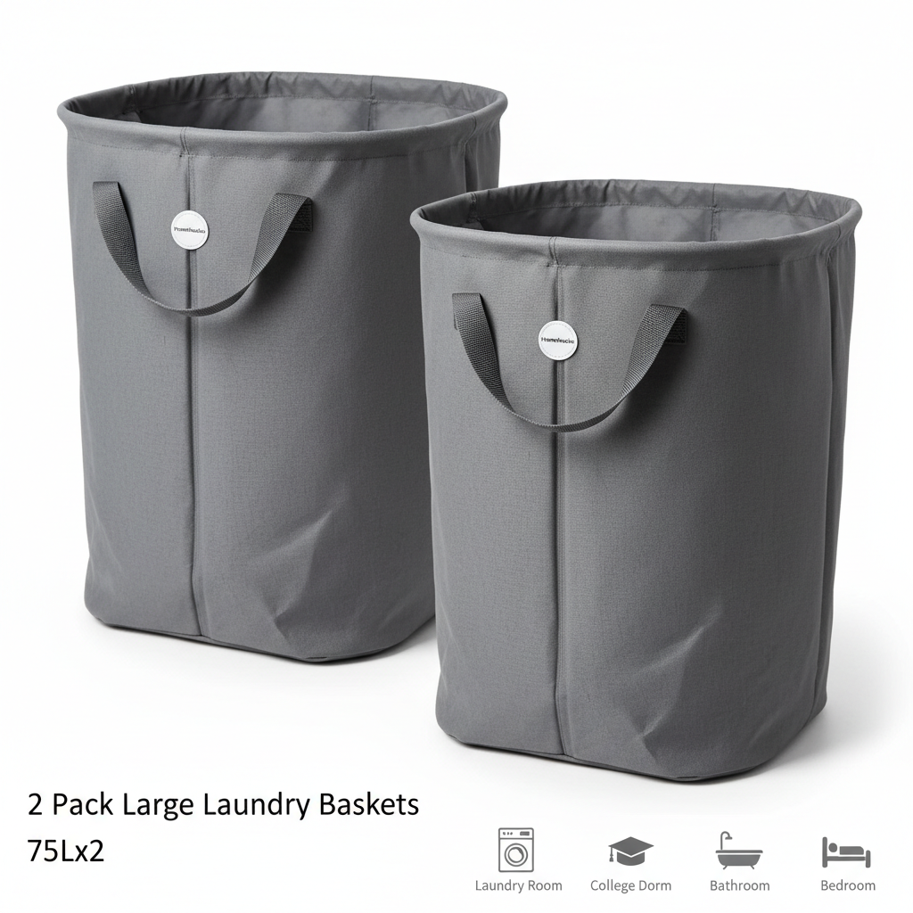 HomeHacks Laundry Baskets Review: Are These 75L Hampers Worth Your Money?