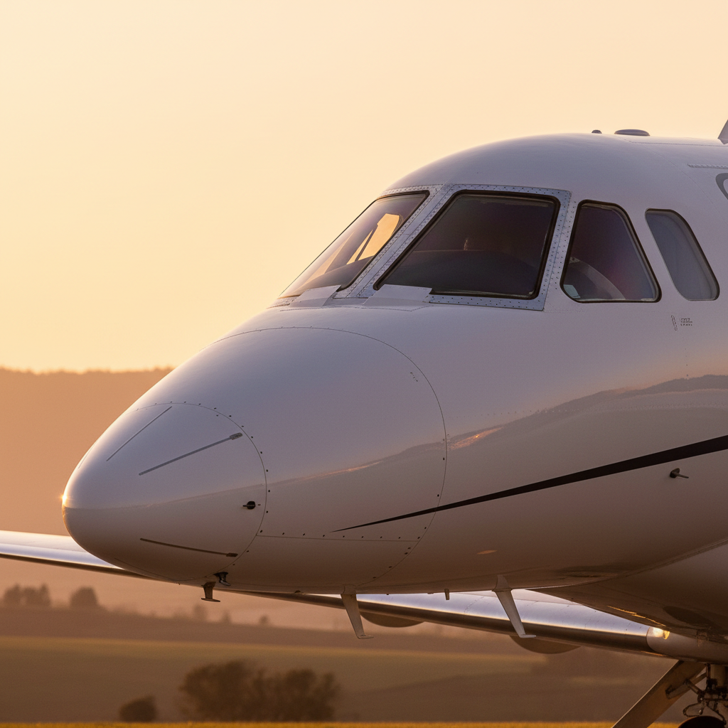 Private jet detail