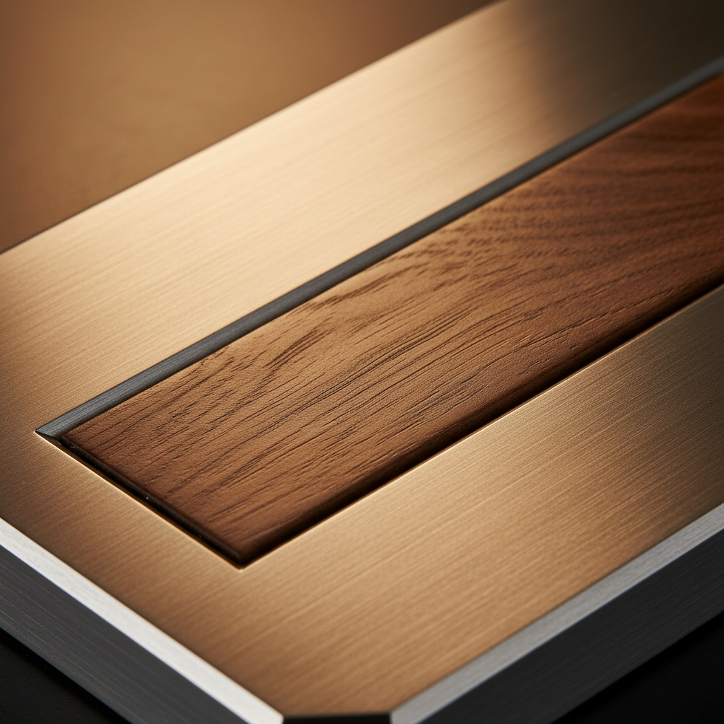 Custom wood, metal, and specialty material fabrication detail