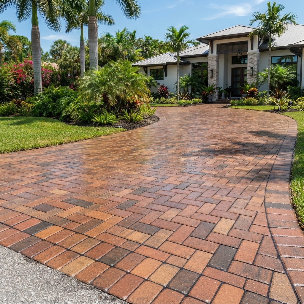 Paver cleaning and sealing