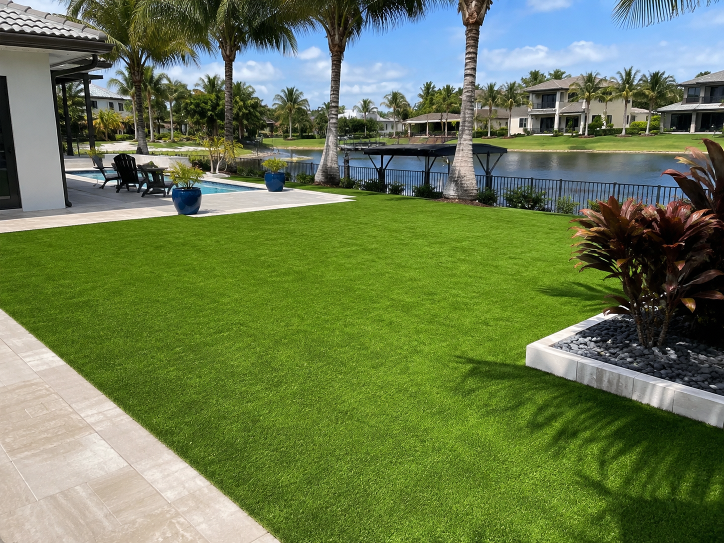 Artificial turf lawn benefits