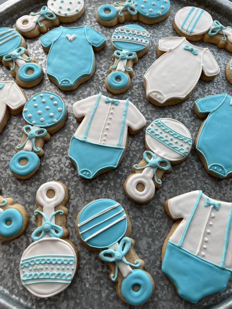 Baby Shower Cookies — Blue