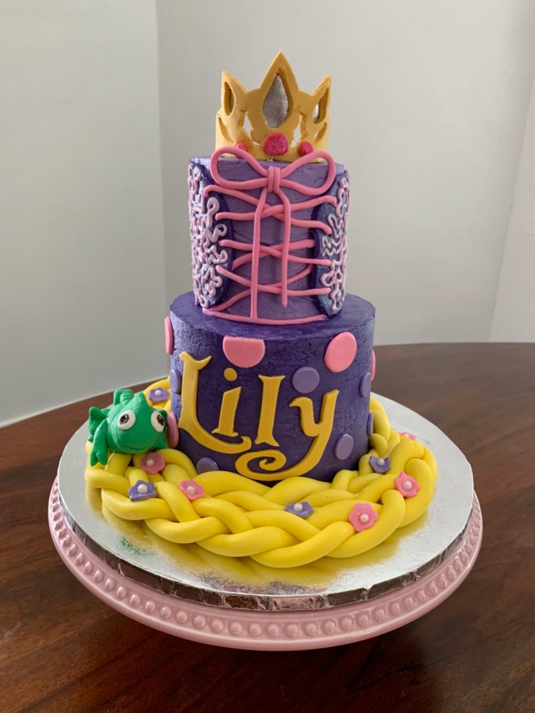 Rapunzel / Tangled Birthday Cake