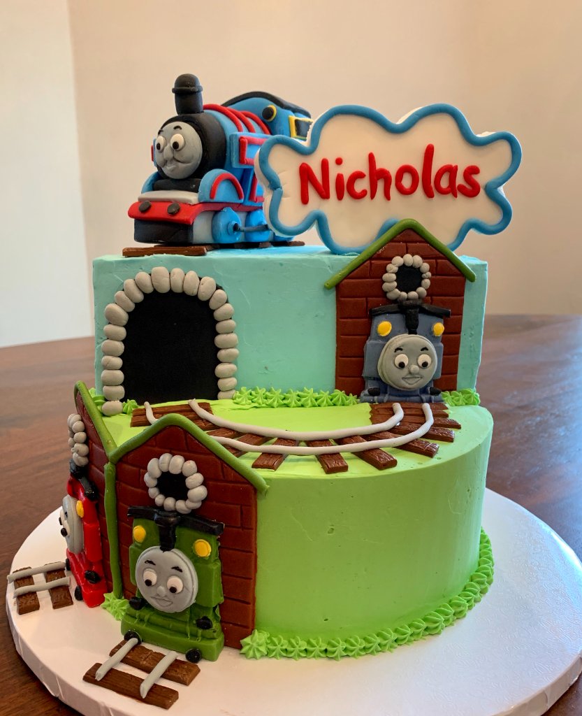 Thomas the Train Birthday Cake — Nicholas