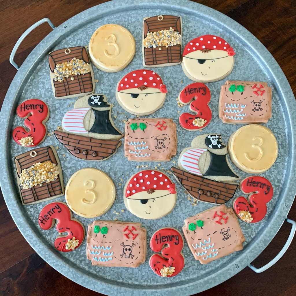 Pirate Birthday Cookies — Henry