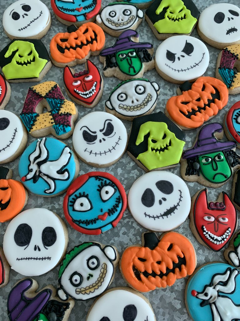 Nightmare Before Christmas Cookies