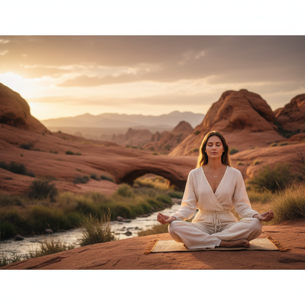 Serene landscape at a Restore therapy retreat in Idaho — a tranquil setting for trauma-informed healing and women's restorative retreats