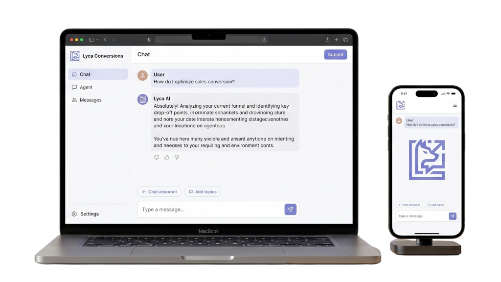 Lyca Conversions on desktop and mobile