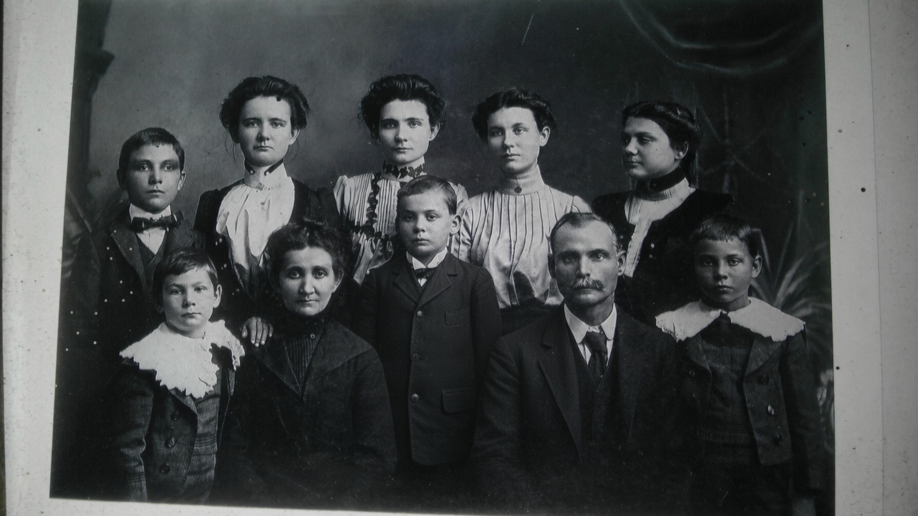 My Great-Great Grandparents with their children. My Great Grandfather (Granddaddy Campbell) is the youngest who has his hand on his mother's shoulder.