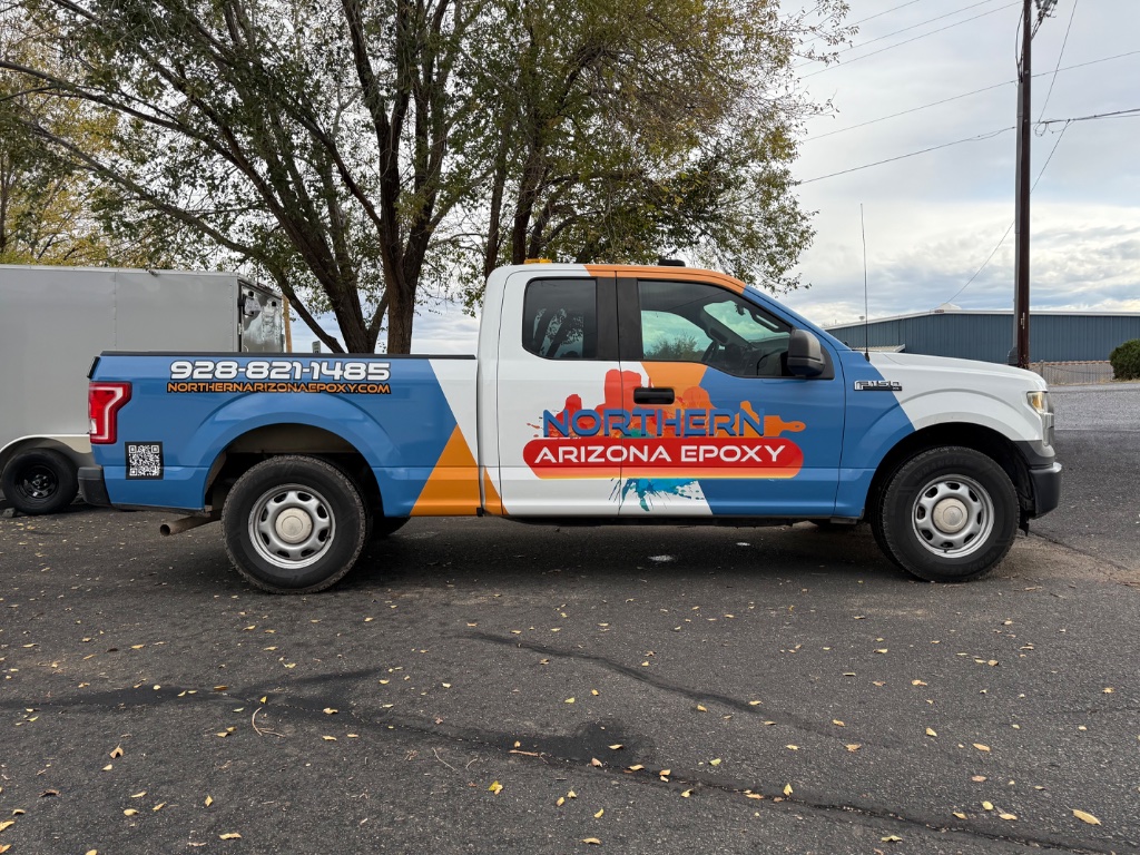 Northern Arizona Epoxy — Full Truck Wrap | Prescott, AZ