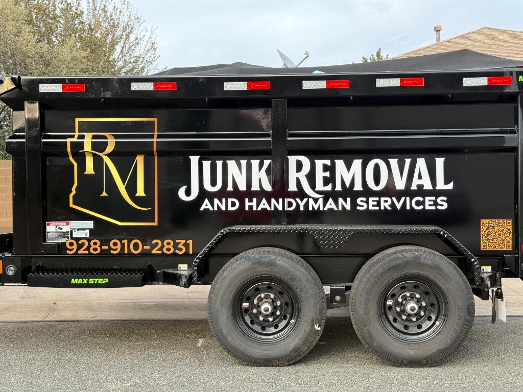 RM Junk Removal & Handyman — Dump Trailer Decals | Prescott Valley, AZ