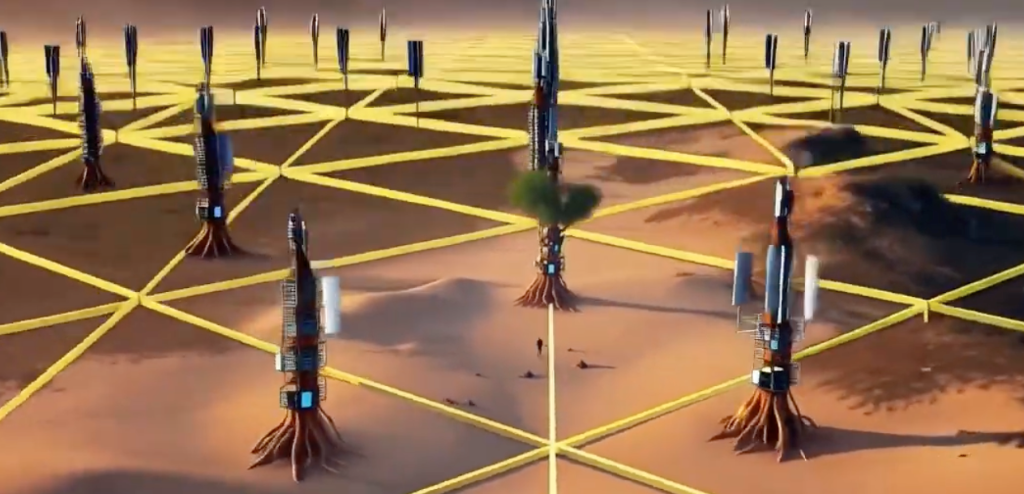 Sovereign Backbone - Distributed mesh network of living tree towers across Ghana