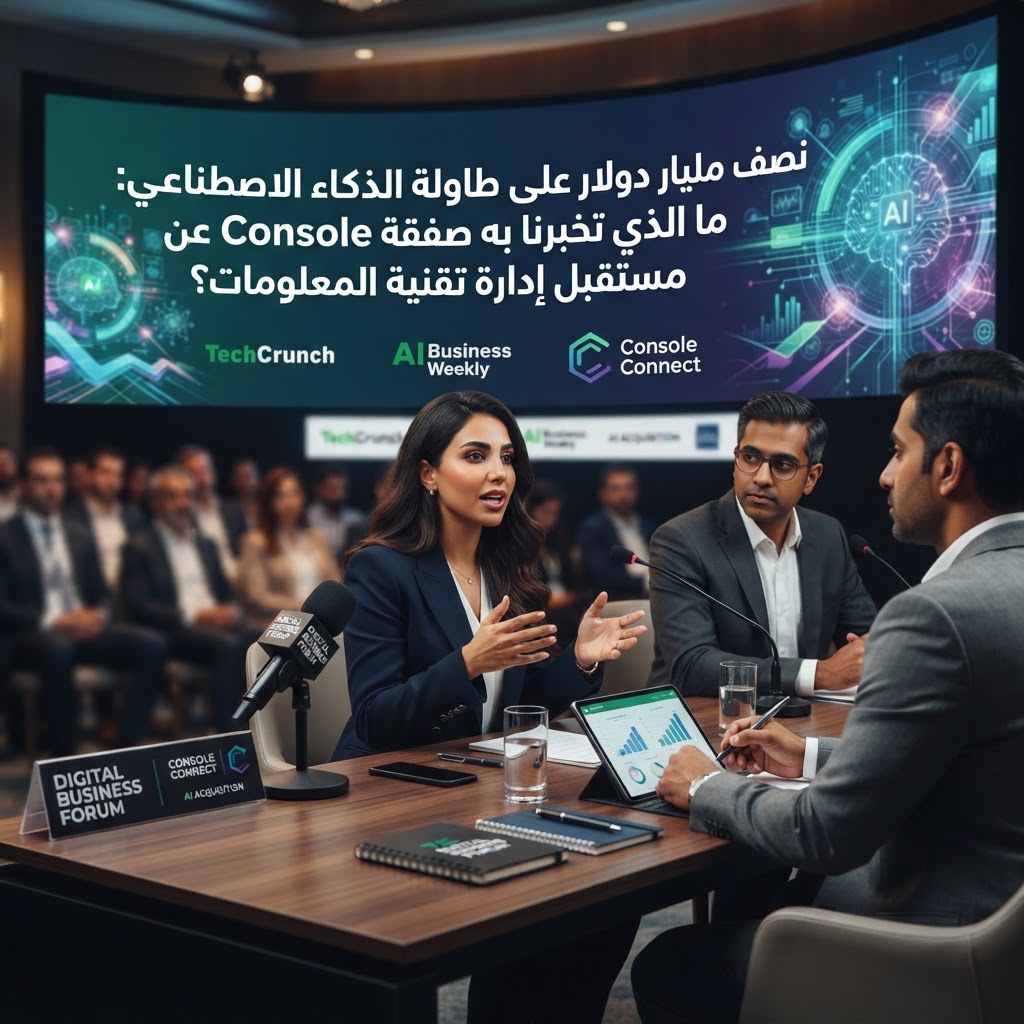 نصف مليار دولار على طاولة الذكاء الاصطناعي: ما الذي تخبرنا به صفقة Console عن مستقبل إدارة تقنية المعلومات؟