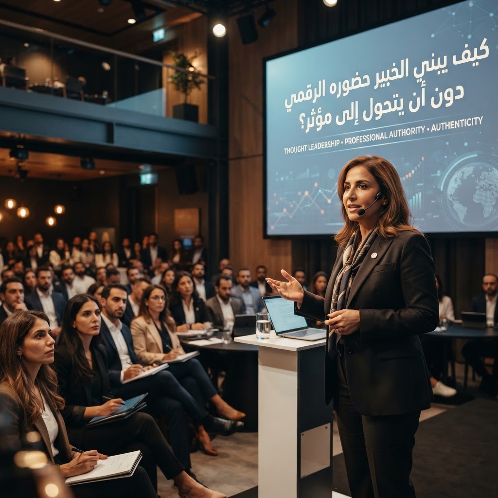 كيف يبني الخبير حضوره الرقمي دون أن يتحول إلى مؤثر؟