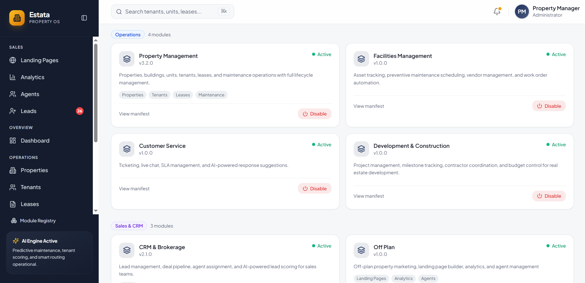Tenant Management