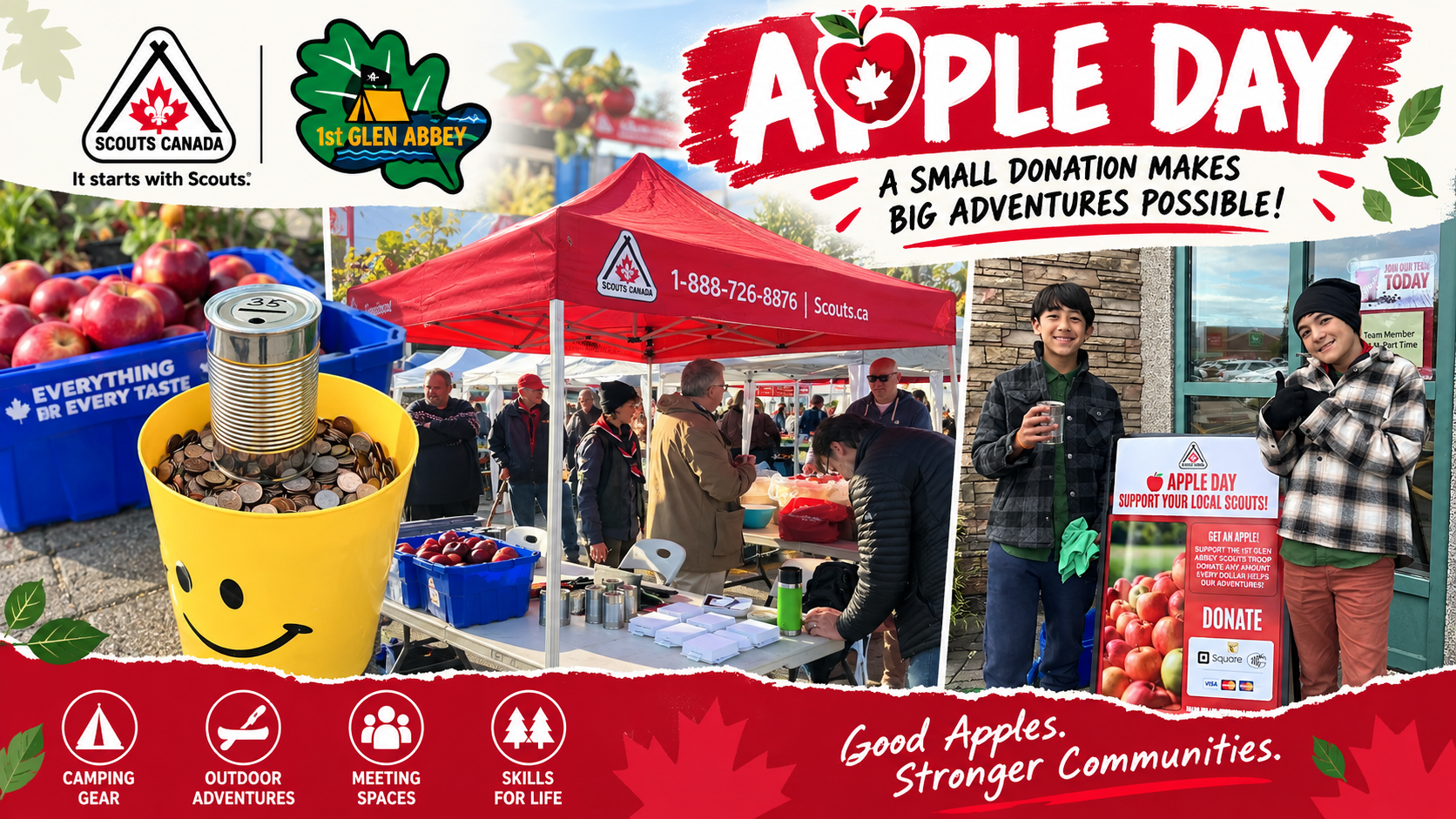1st Glen Abbey Scouts at Apple Day