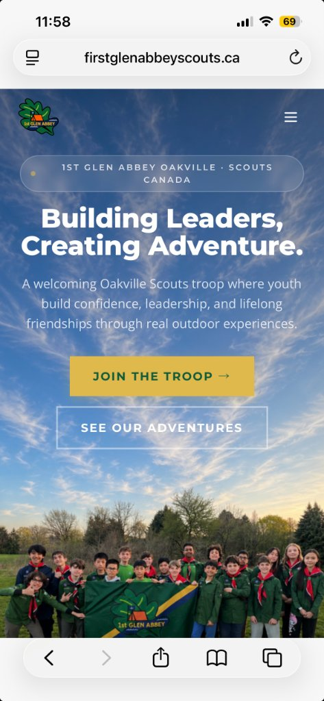 1st Glen Abbey Website
