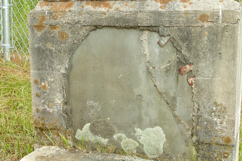 William & Elizabeth Gravestone, 2005