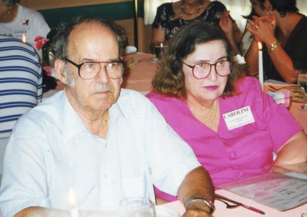Bob Evans (1920–2010) and Caroline Hinchman Evans (1927–2014), 1998