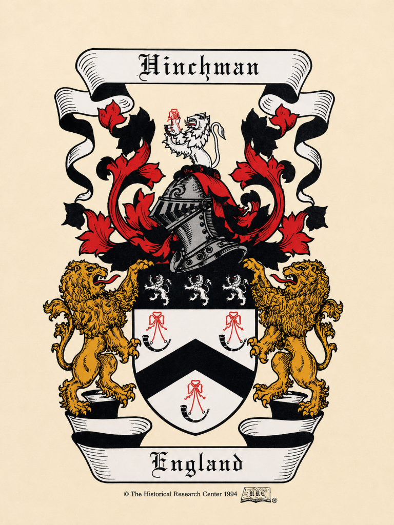 Hinchman Family Coat of Arms — England