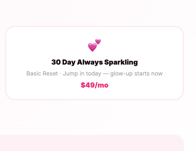 30 Day Always Sparkling Challenge