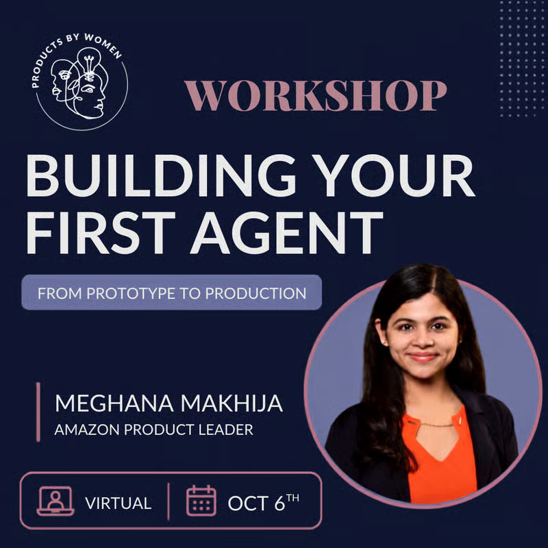 Building Your First Agent — workshop flyer