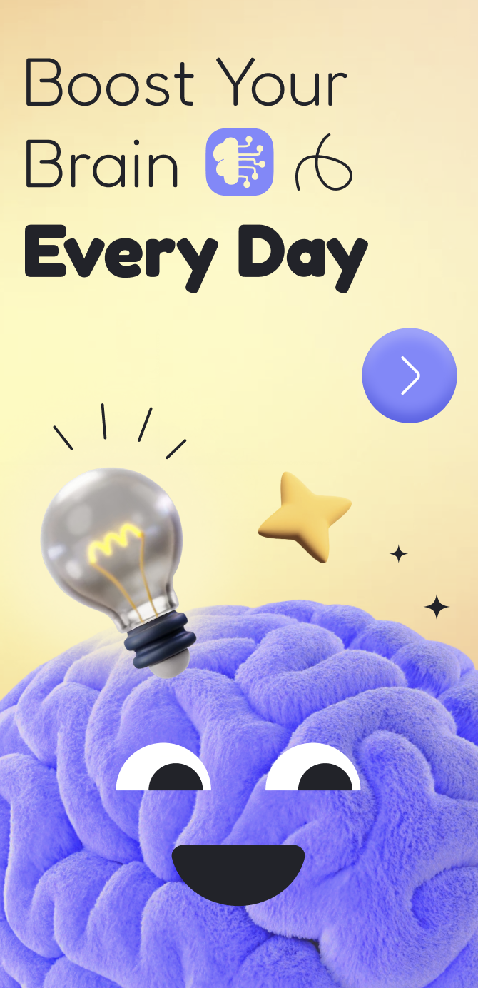 Brain Elixir onboarding screen 1