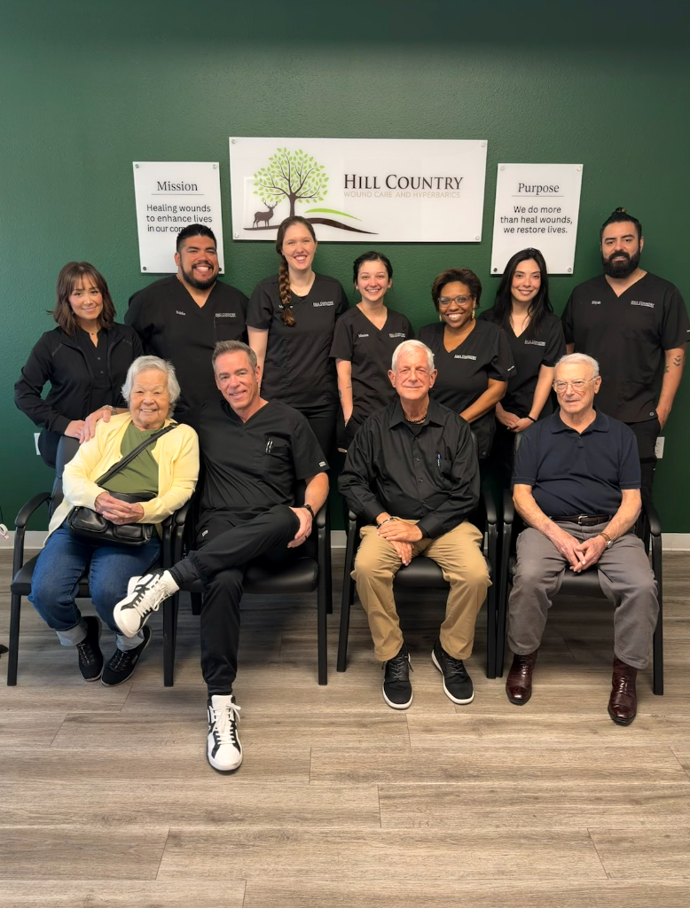 Hill Country Wound Care and Hyperbarics patient care team at the Southwest San Antonio clinic
