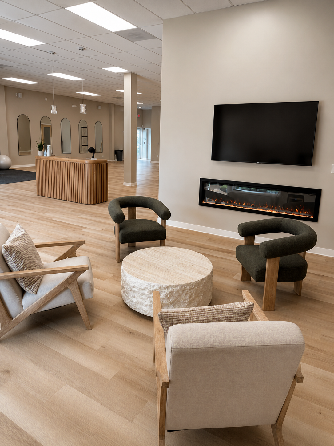 Monarch Physical Therapy entryway and reception area