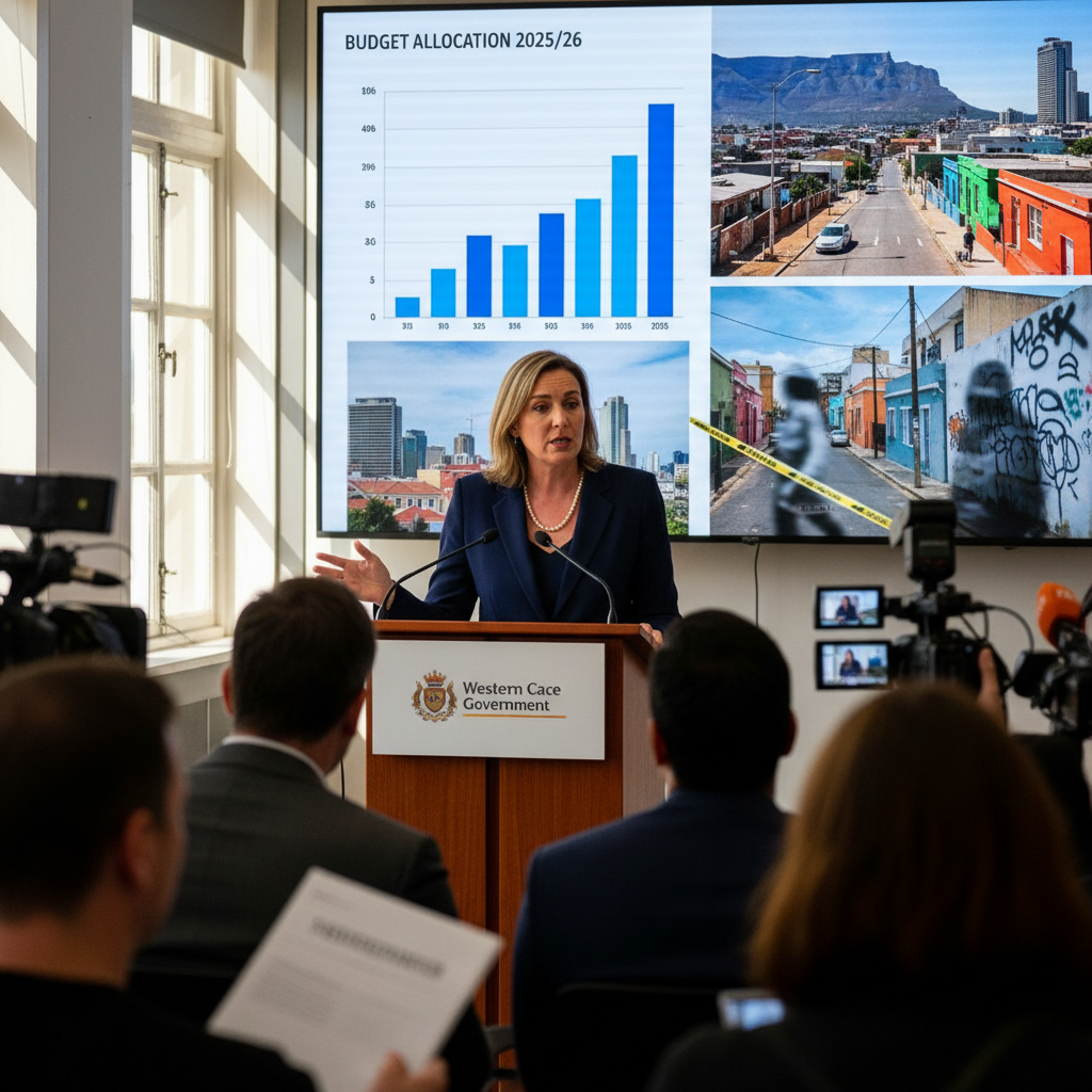 Western Cape Unveils R8.6 Billion Plan to Tackle Rising Crime and Gang Violence