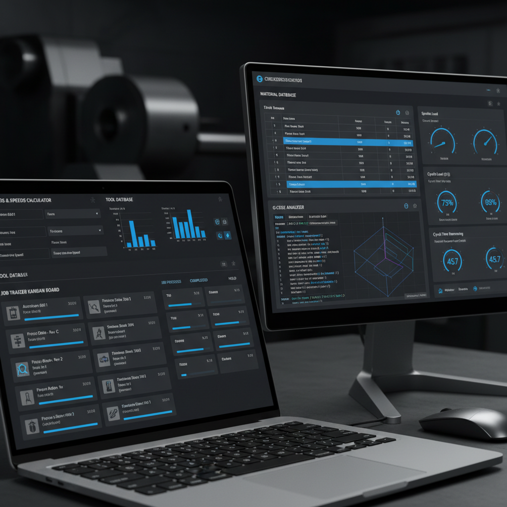 Availzye Machinist Pro dashboard
