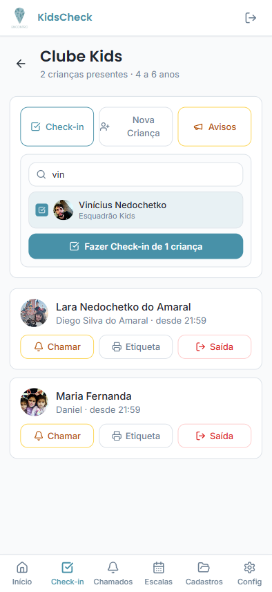 Check-in Inteligente
