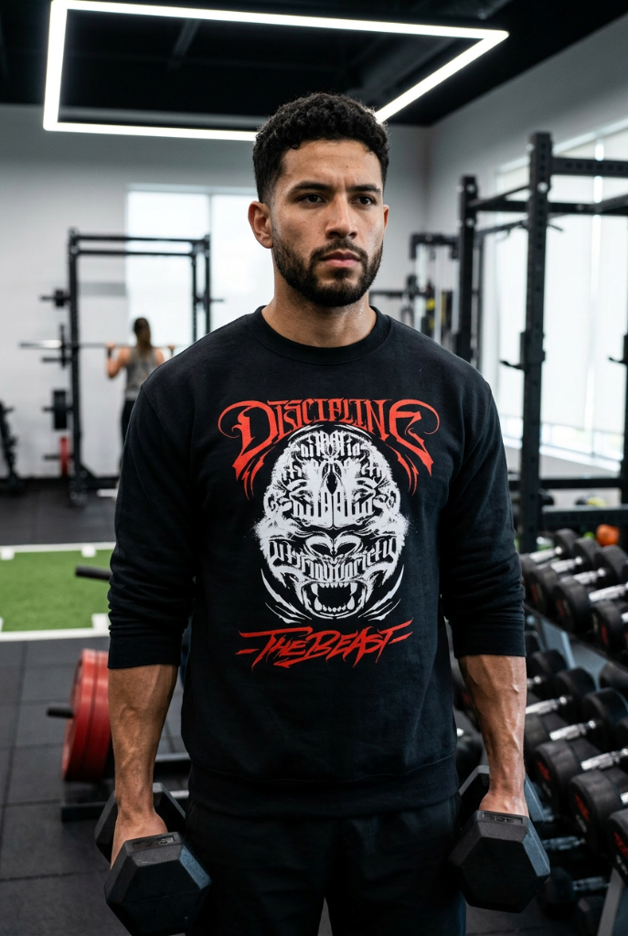 Discipline The Beast Crewneck