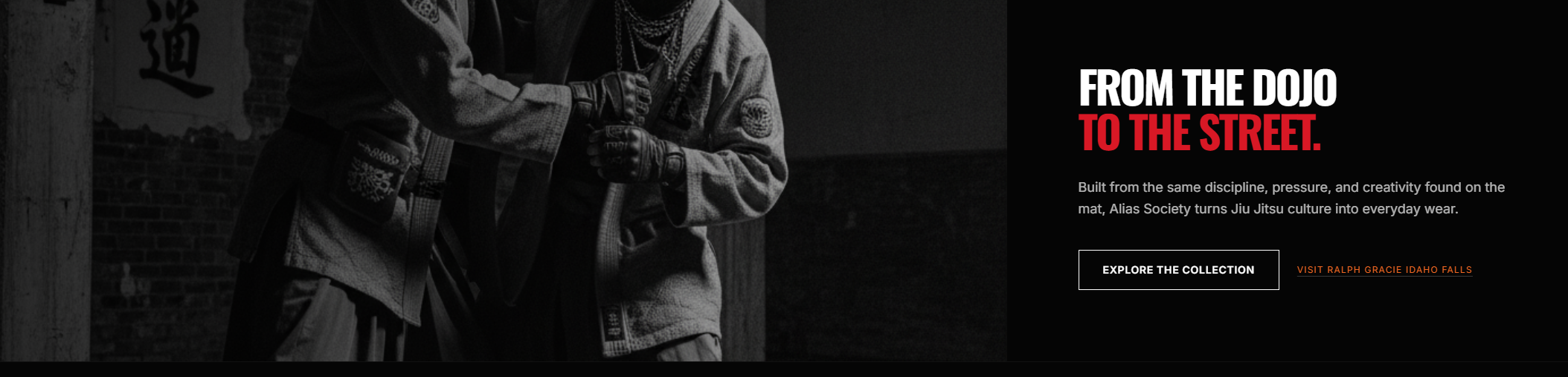From the dojo