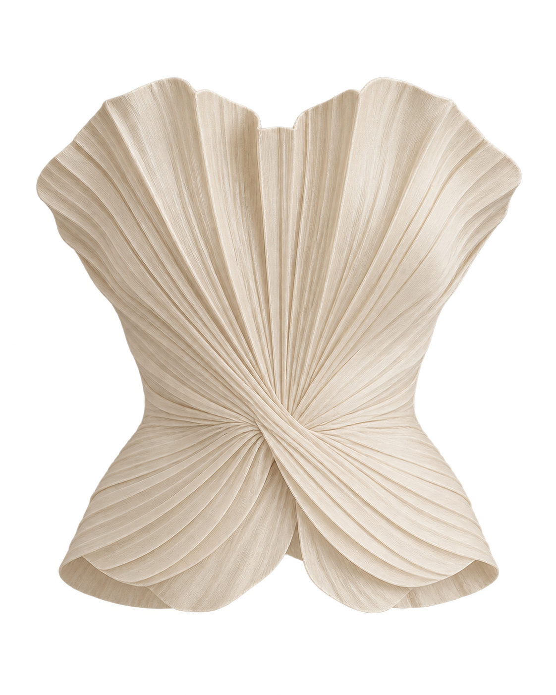 Kélé — Hand-Pleated Shell Top